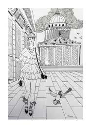 Maewen au Panthéon.